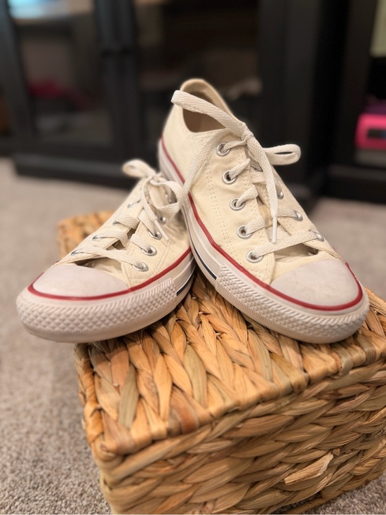 Converse Shoes - Converse Chuck Taylor All Star Low Top Optical White Sneakers Women’s 6